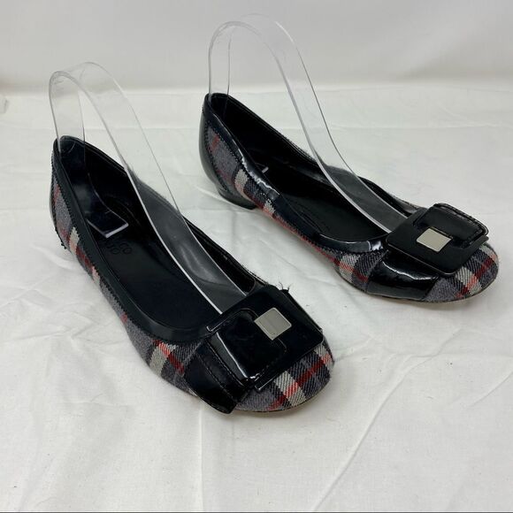 Franco Sarto Cameo Plaid Flats- Size 8 - Picture 12 of 12
